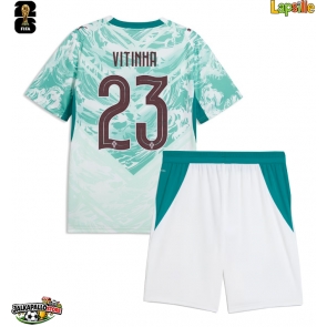 Portugali Vitinha #23 Vieraspaita Lapsille MM-kisat 2026 Lyhythihainen (+ shortsit)